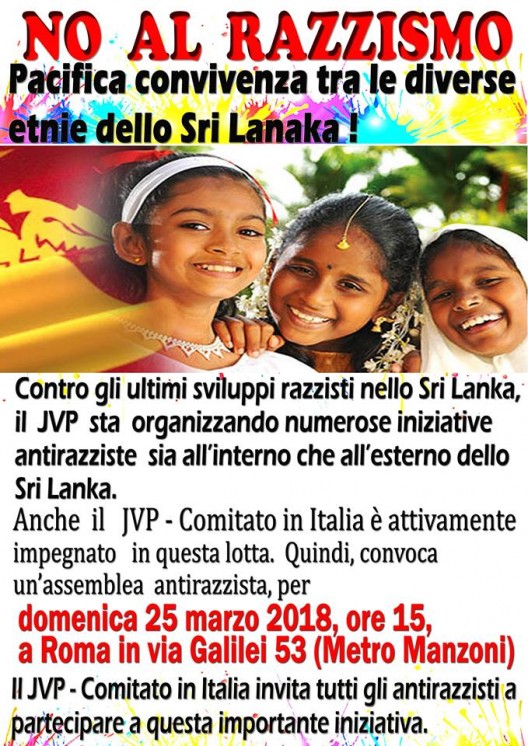 pacifica convivenza Sri Lanka