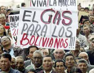 Bolivia, marcia contro la privatizzazione