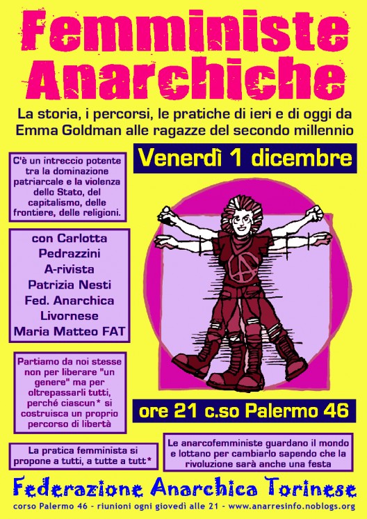 femministe anarchiche a Torino