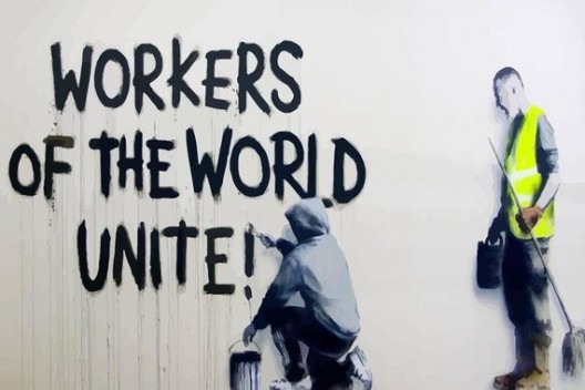 Banksy workers