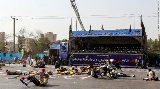 iran parade attack