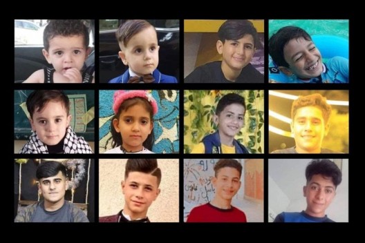 bambini palestinesi uccisi