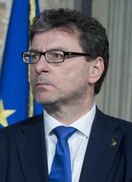 Il ministro dell'economia G. Giorgetti