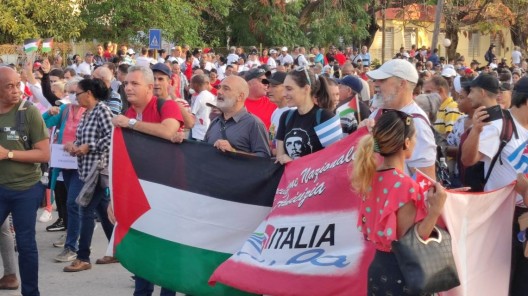 Italia-Cuba, per la palestina