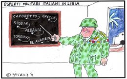 Esperti militari italiani in Libia