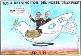 Il tour dei Nobel per la pace