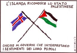 L'Islanda riconosce lo Stato Palestinese