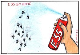 F35 go home