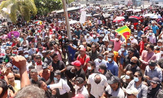 manifestazione a Colombo